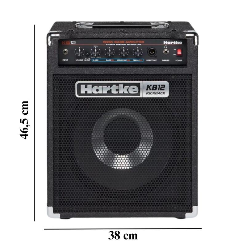 Cubo Contrabaixo Hartke Kickback 12 Kb12 250w Rms - HARTKER
